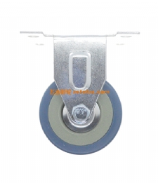 Grey rubber casters